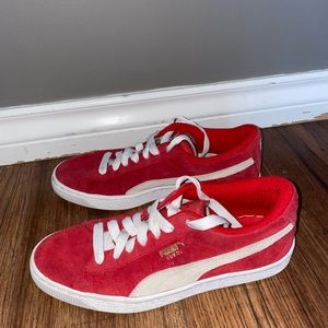 Puma suede sneakers
